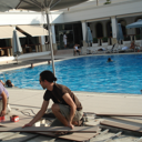 Αντικατάσταση των παλαιών δαπέδων. Φάση κατασκευής.