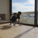 Καρφωτό πάτωμα αμερικάνικης δρυός σε ρετιρέ στον Άλιμο. 