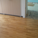 Προγυαλισμένο δάπεδο στο Μενίδι. Τοποθέτηση σε παλιό μωσαϊκό.